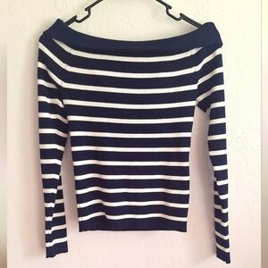 Caroline Constas Long Sleeve Off-the Shoulder Women's Sweater Size M NWT